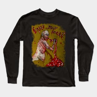 Enjoy your meal with zombies Long Sleeve T-Shirt